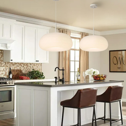 Cream Style Eye-Friendly Pumpkin LED Fixture for Kids’ Room