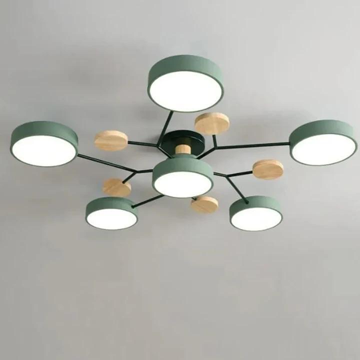 Branched Modern Iron LED Living Room Ceiling Light