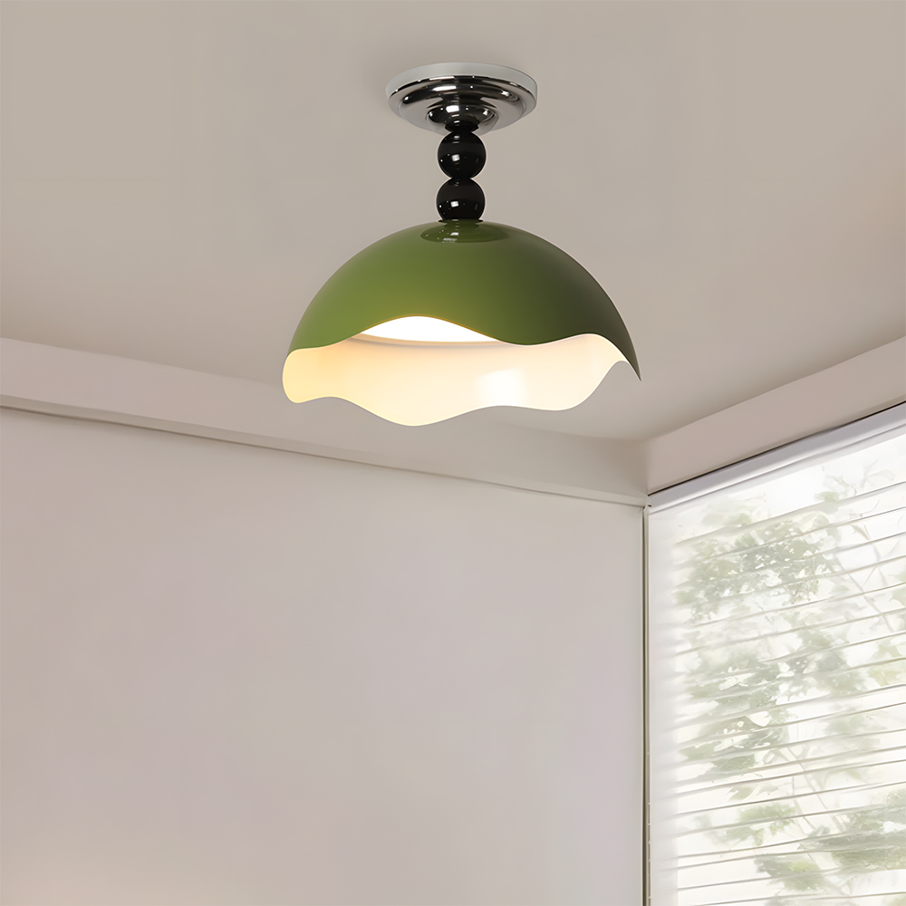 Macaron Corlor Acrylic LED Semi Flush Mount Ceiling Lights​