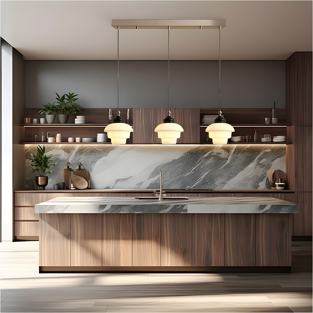Modern kitchen island Pendant Light with Single & Multi-Light Options