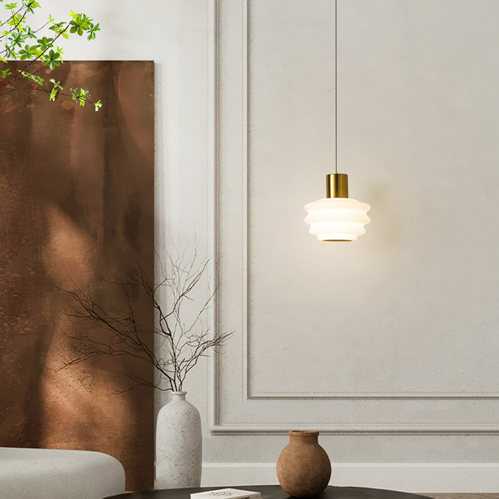 [Copy]Hand Senor Dimming Metal LED Bedroom Pendant Light