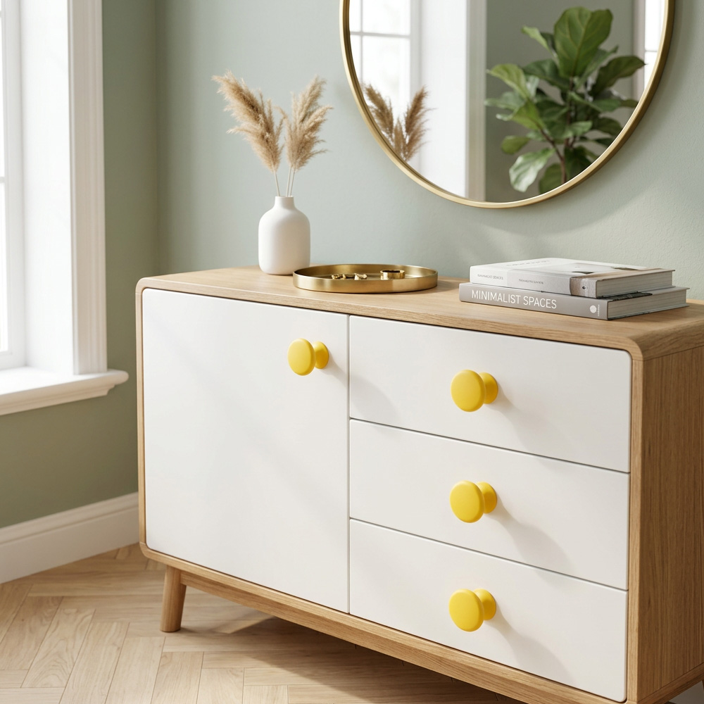 Modern Colorful T-Bar Wardrobe Cabinet Handle