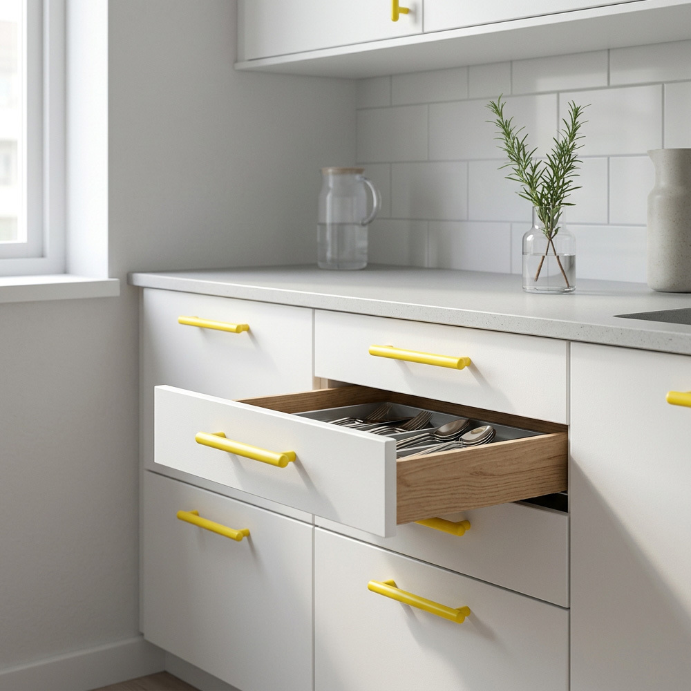 Modern Minimalist Solid Brass Cabinet Pulls and Knobs