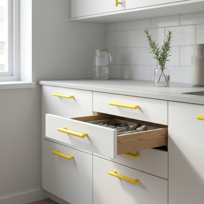 Modern Minimalist Solid Brass Cabinet Pulls and Knobs