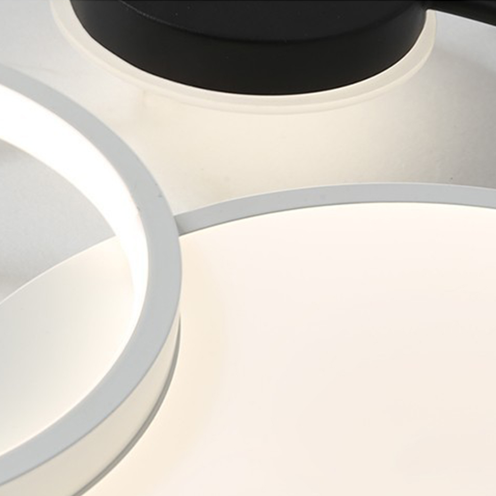 [Copy]Wood And Iron Art LED Bedroom Ceiling Lights