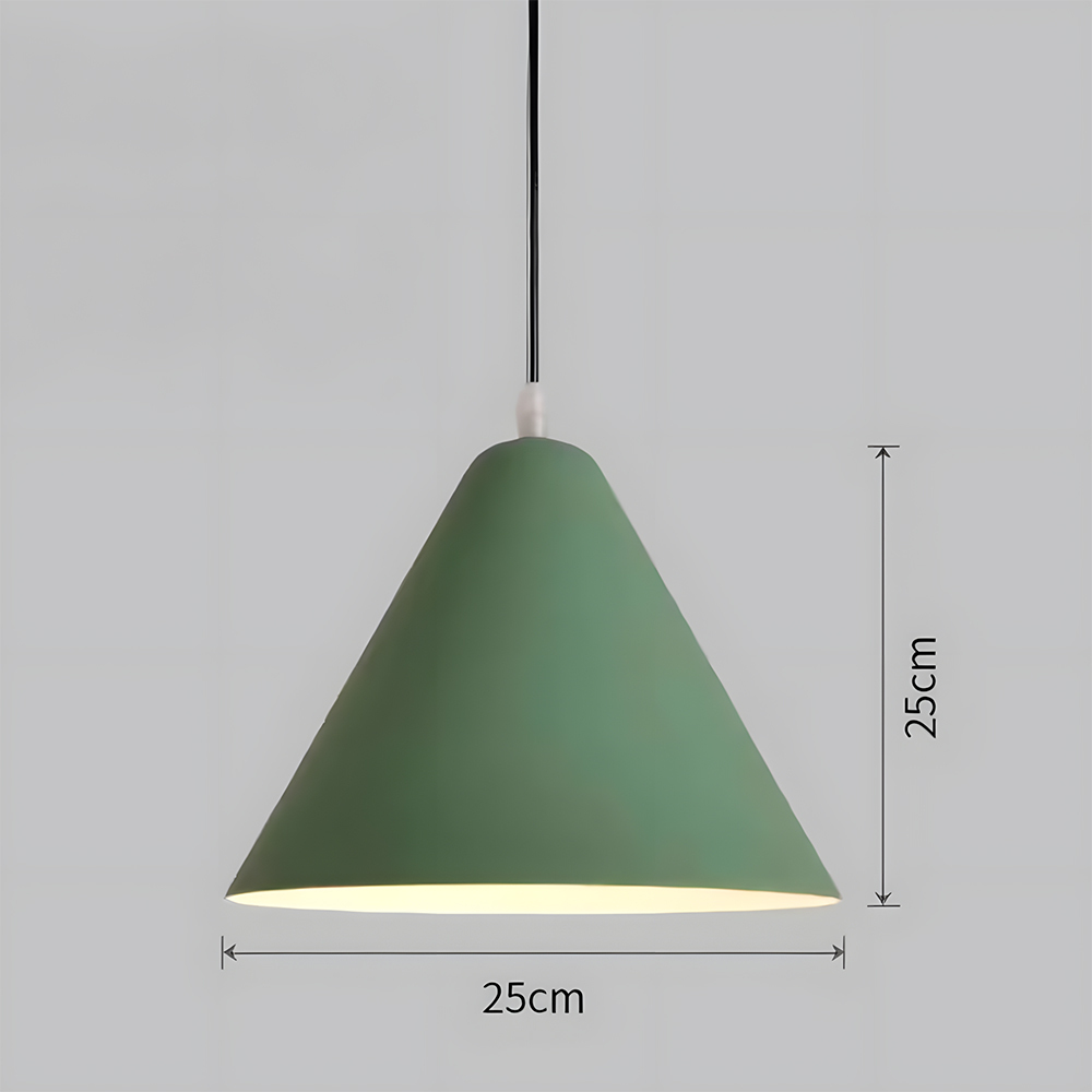 Modern Industrial Multi-Color Iron Pendant Light