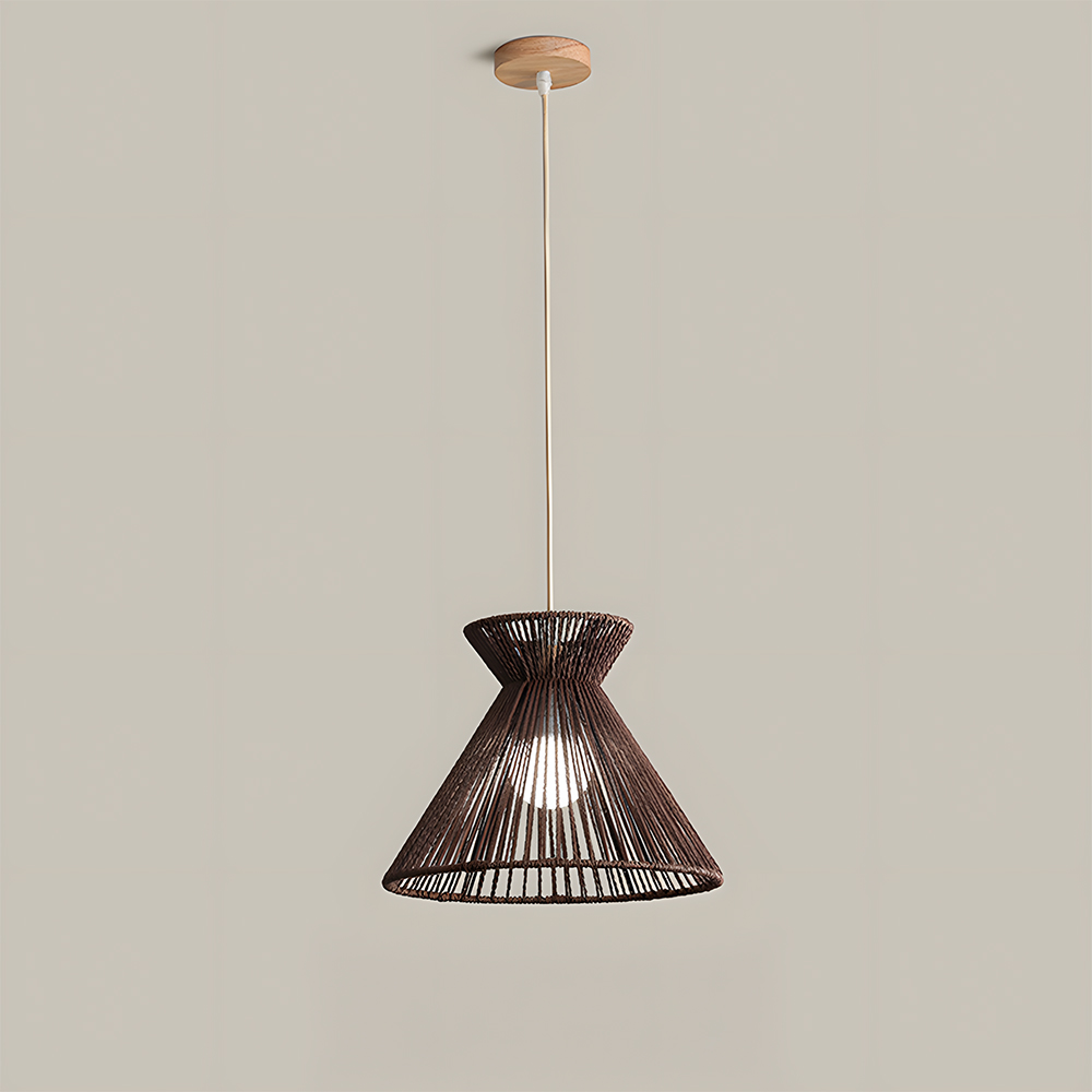 Paper Woven Hanging Lamp for Modern Interiors
