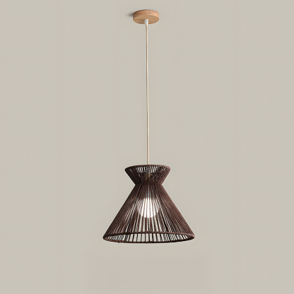 Paper Woven Hanging Lamp for Modern Interiors