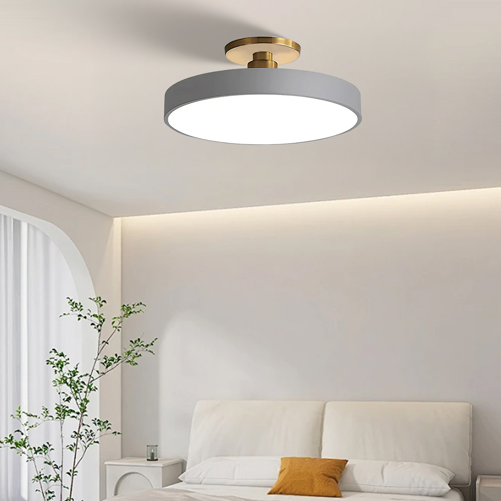 Macaron LED Flush Mount Ceiling Light For Bedroom