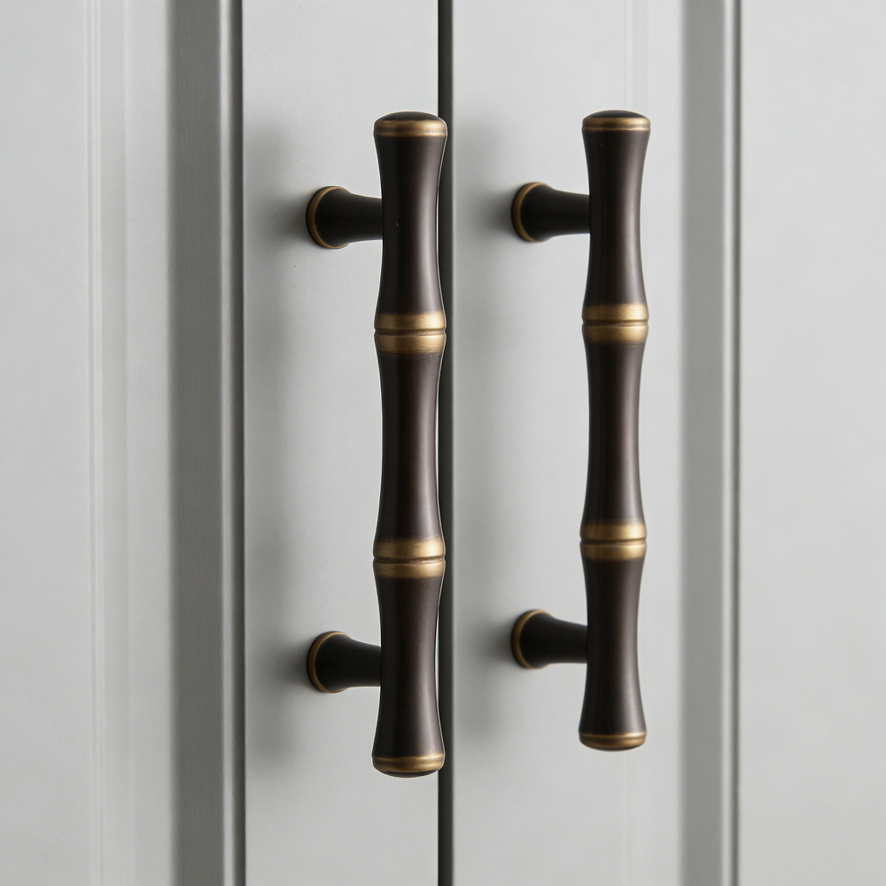 Vintage Antique Brass Ring Pull Cabinet Handles And Knobs