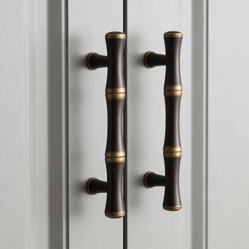 Vintage Antique Brass Ring Pull Cabinet Handles And Knobs