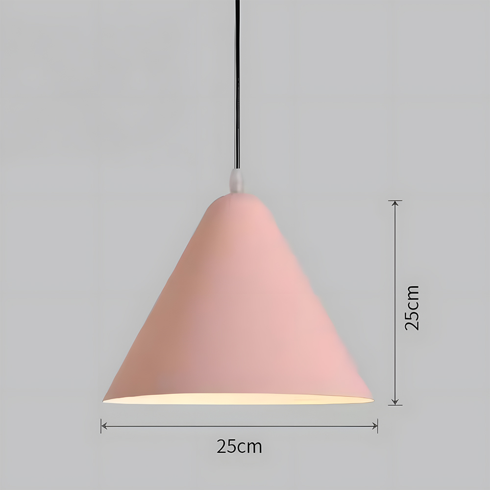 Modern Industrial Multi-Color Iron Pendant Light