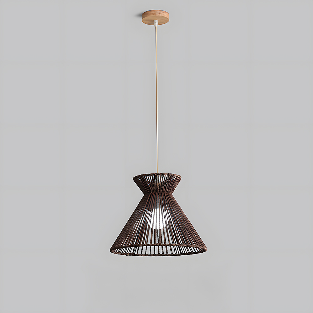 Paper Woven Hanging Lamp for Modern Interiors