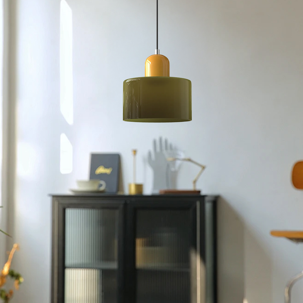 Bauhaus Small Glass Pendant Light