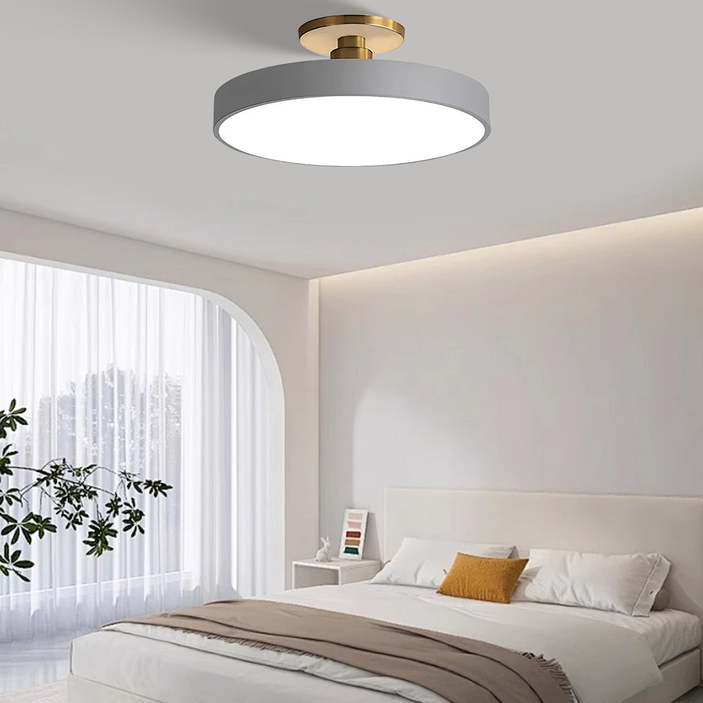 Macaron LED Flush Mount Ceiling Light For Bedroom