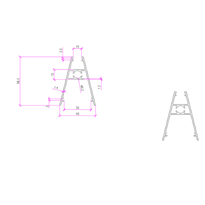 Minimalist Modern LED Black Up-and-Down Lighting Linear Pendant 