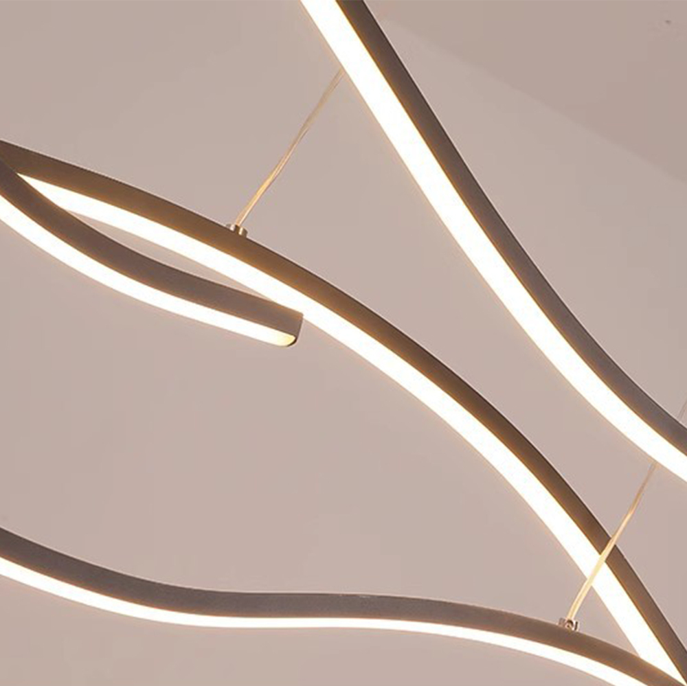 Creative Designer Luxury Nordic-Style Linear Pendant Bar & Cafe Light