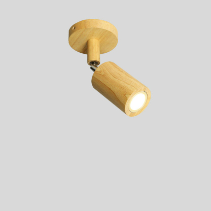 Japanese Minimalist Solid Wood Spotlight for TV Accent Wall