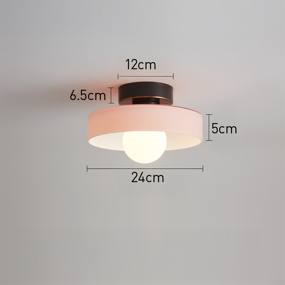 Modern Glass Flush Mount Ceiling Light for Kitchen