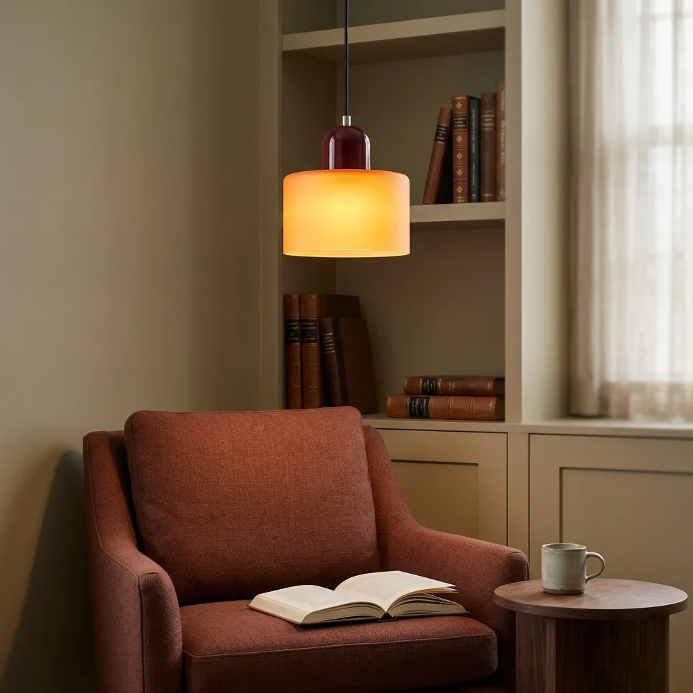 Bauhaus Small Glass Pendant Light