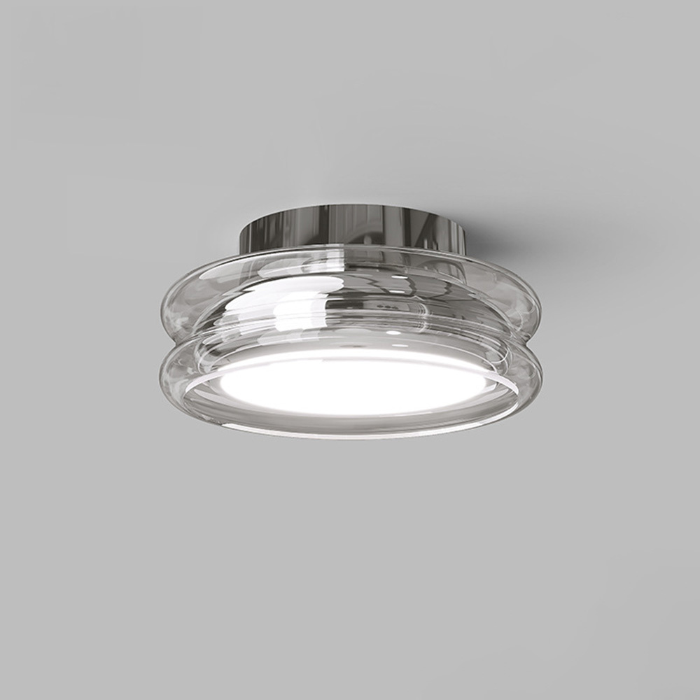 Vintage Deco Round Acrylic LED Ceiling Light