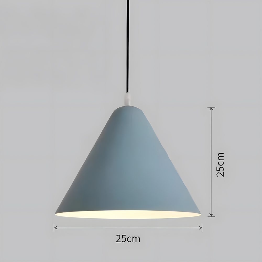 Modern Industrial Multi-Color Iron Pendant Light