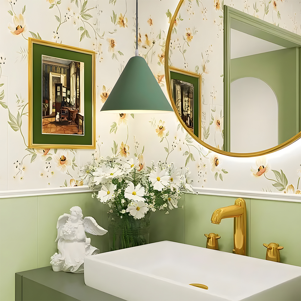 Modern Industrial Multi-Color Iron Pendant Light