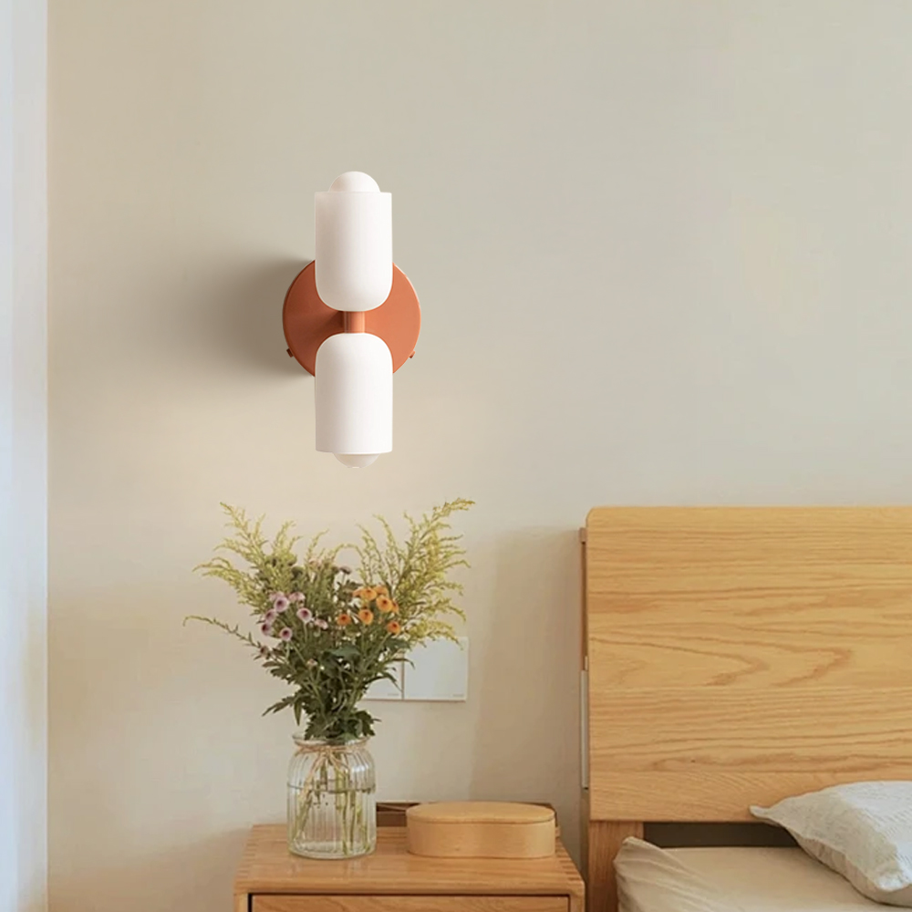 Elegant Glass Up Down Wall Lamp