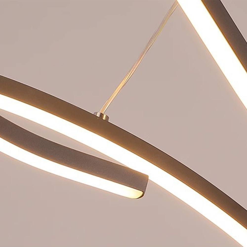 Creative Designer Luxury Nordic-Style Linear Pendant Bar & Cafe Light