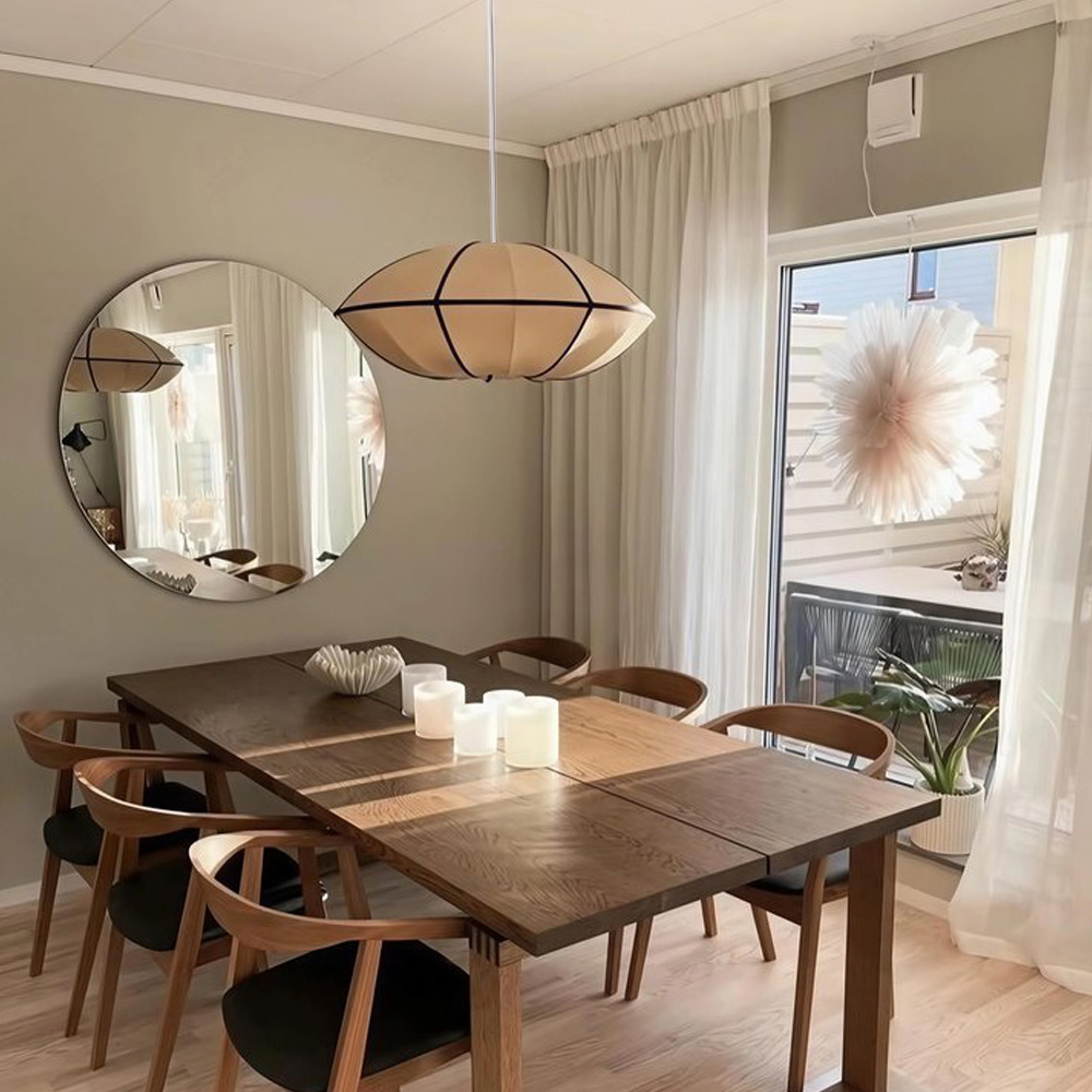 Classic UFO Ribbon Pendant Light For Kitchen Island