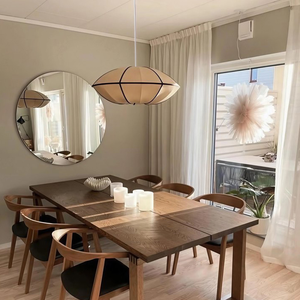 Classic UFO Ribbon Pendant Light For Kitchen Island