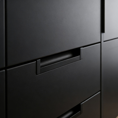 Kitchen Aluminum Alloy Finger Recessed Cabinet Pulls