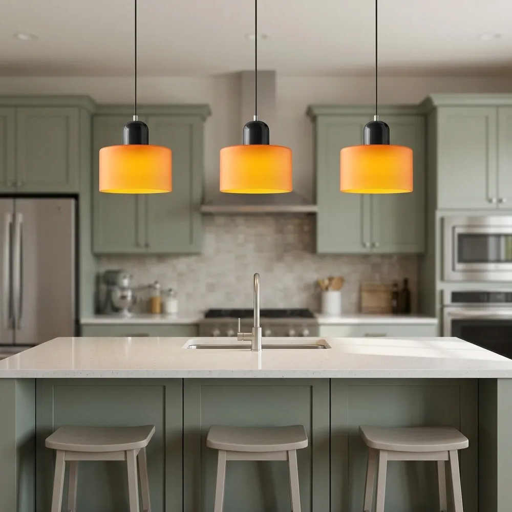 Bauhaus Small Glass Pendant Light