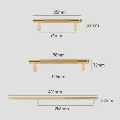 Modern Gold Furniture Door Handles