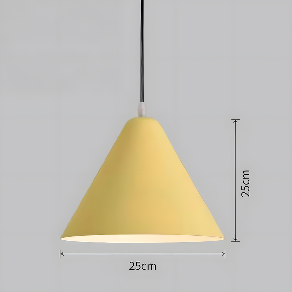 Modern Industrial Multi-Color Iron Pendant Light