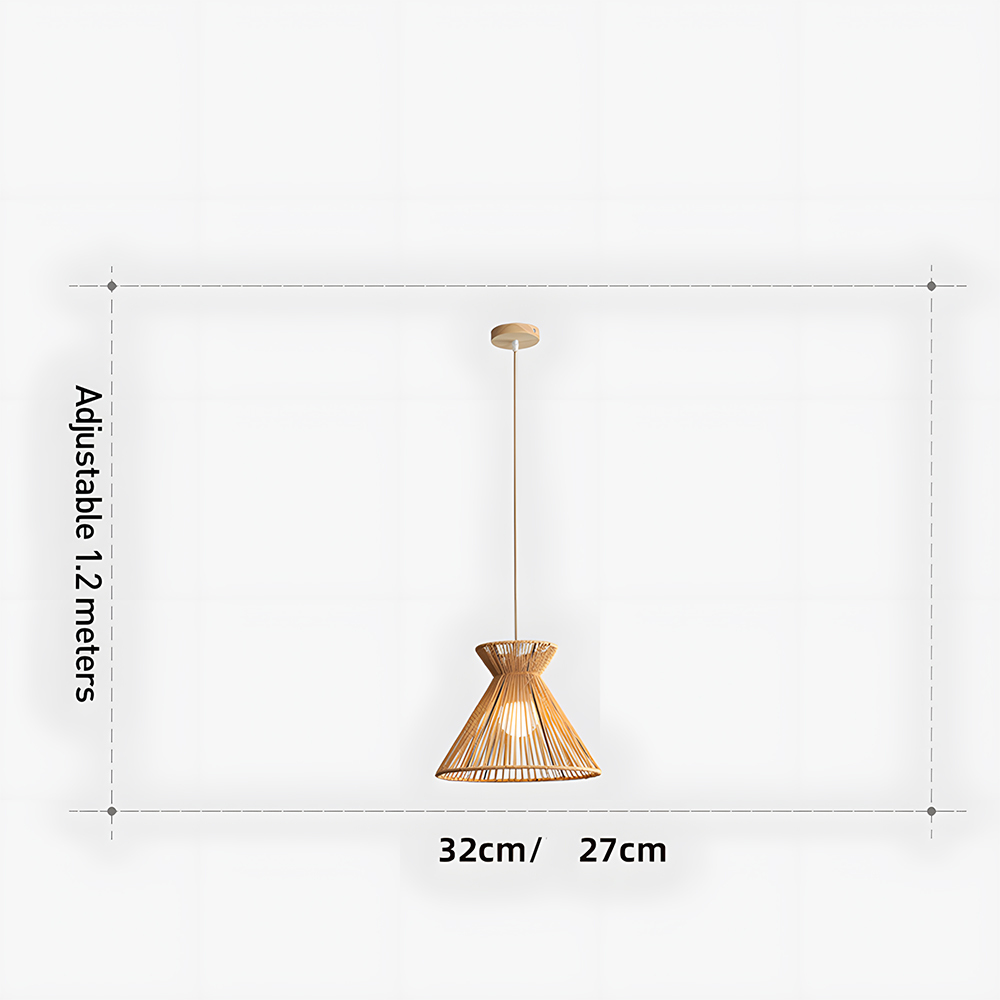 Paper Woven Hanging Lamp for Modern Interiors