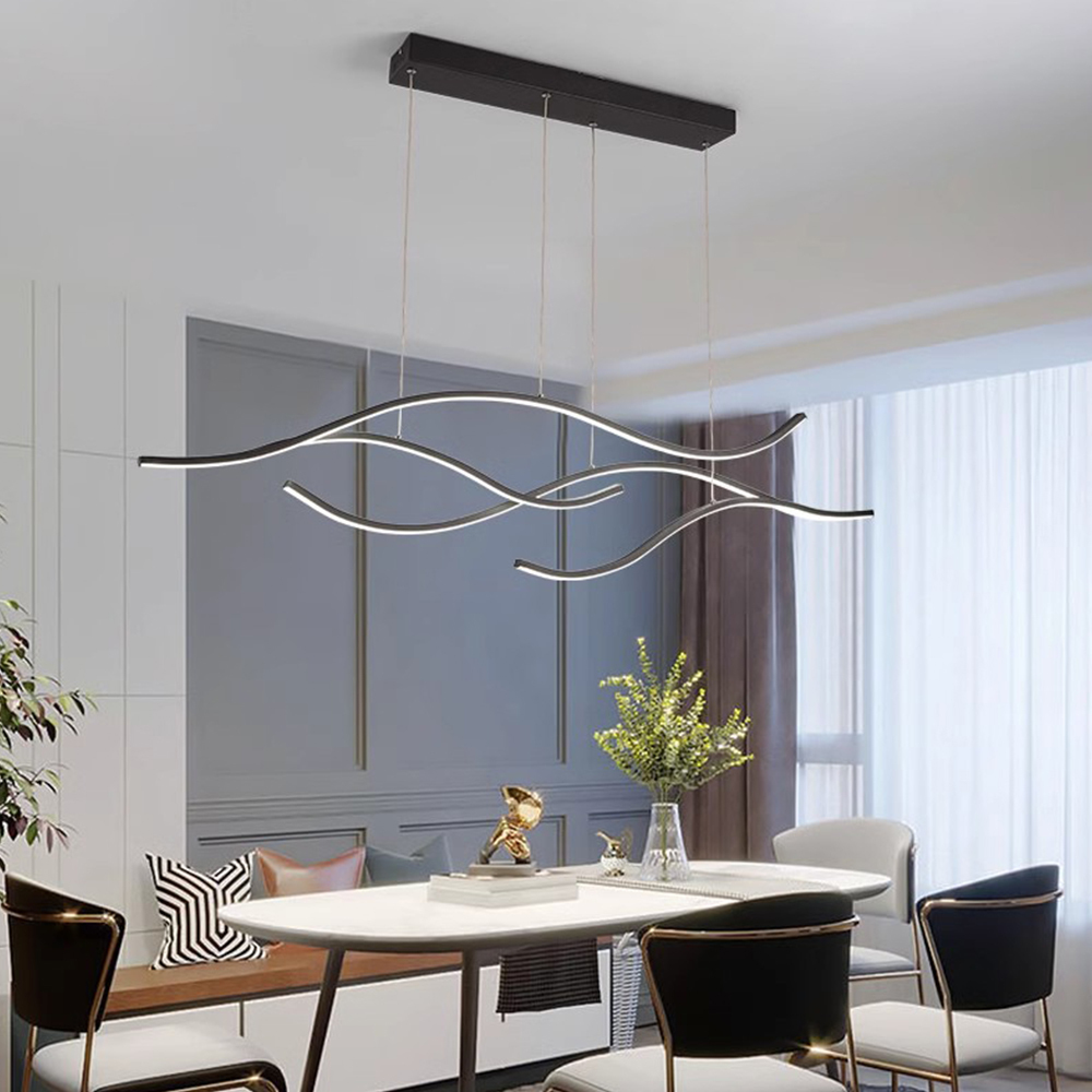 Creative Designer Luxury Nordic-Style Linear Pendant Bar & Cafe Light