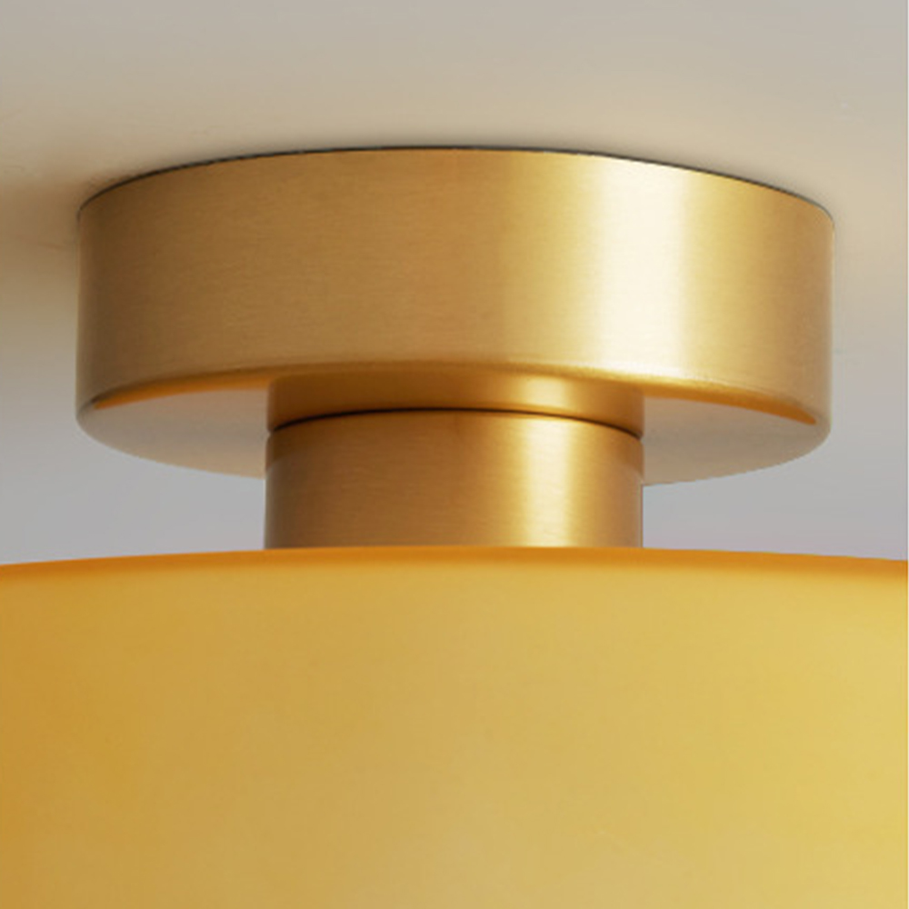 Modern Glass Flush Mount Ceiling Light for Kitchen