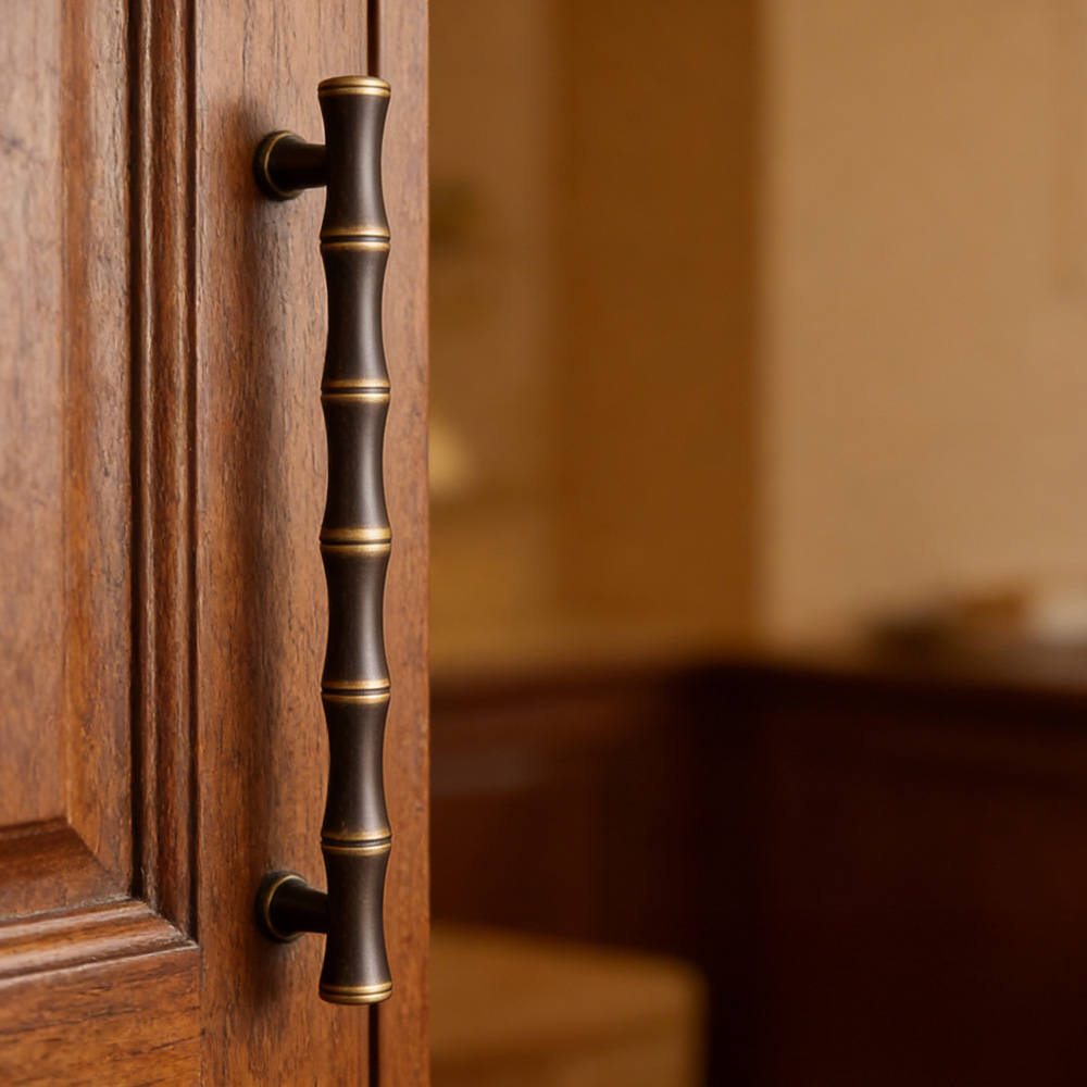 Vintage Antique Brass Ring Pull Cabinet Handles And Knobs