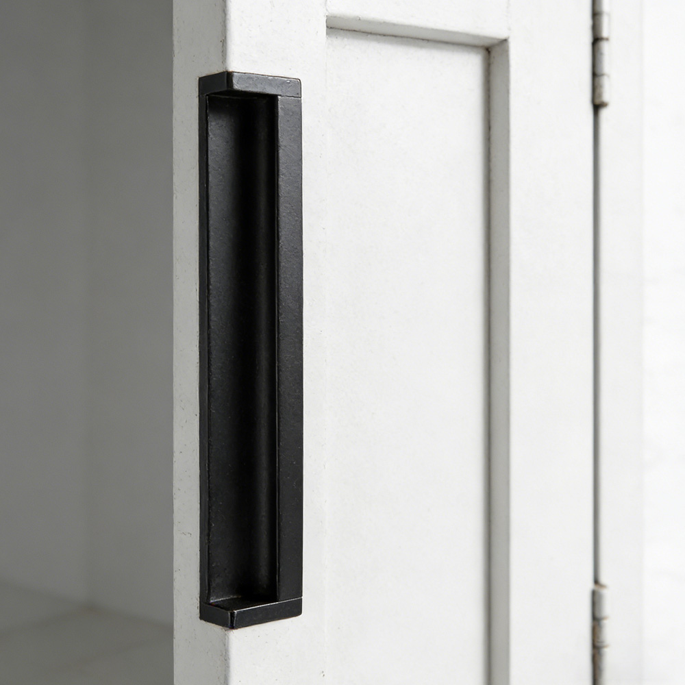 Kitchen Aluminum Alloy Finger Recessed Cabinet Pulls