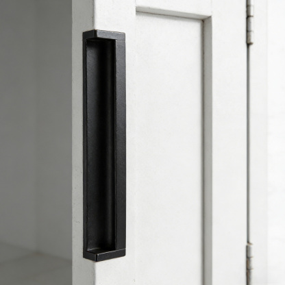 Kitchen Aluminum Alloy Finger Recessed Cabinet Pulls