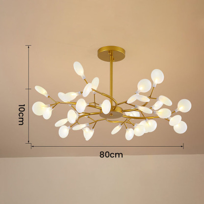 Modern Metal Acrylic Chandelier Ceiling Light