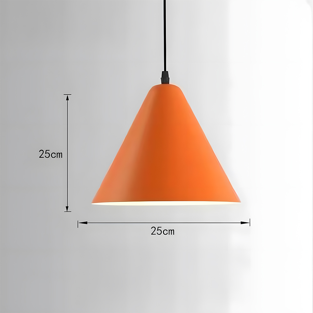 Modern Industrial Multi-Color Iron Pendant Light