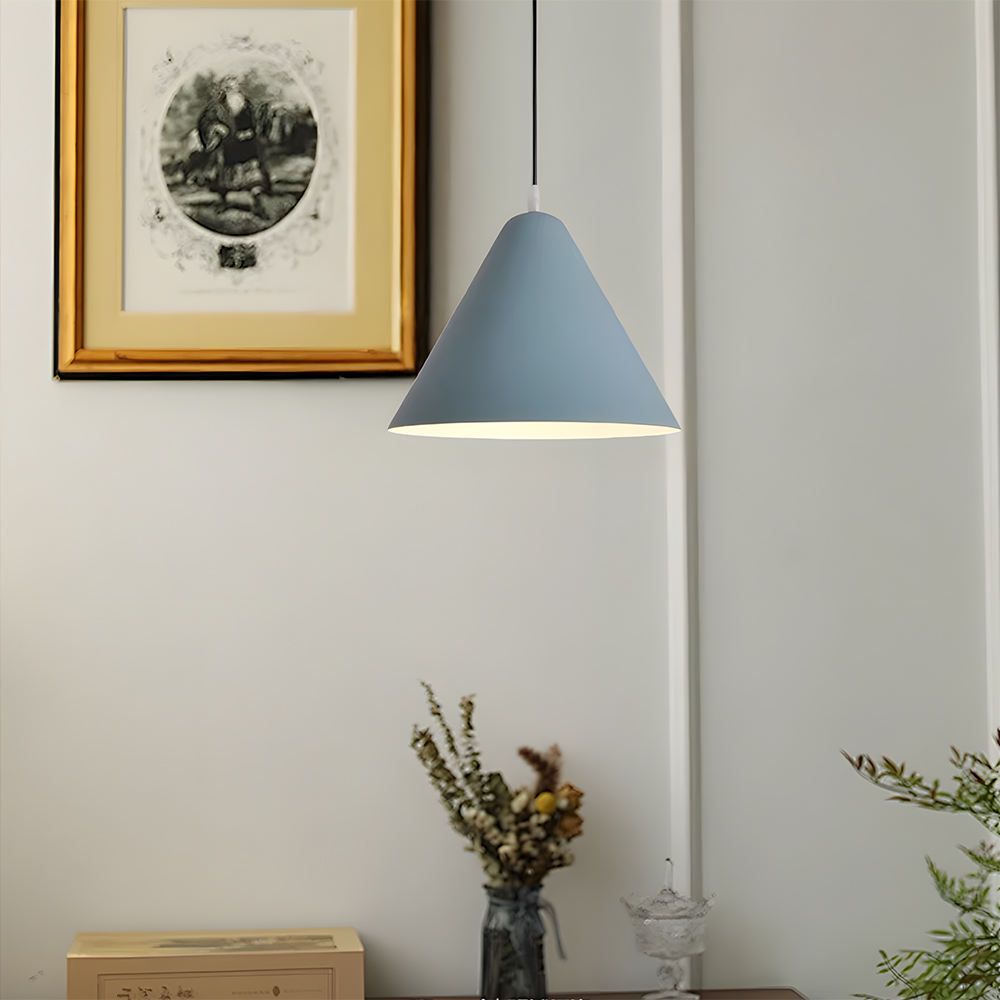 Modern Industrial Multi-Color Iron Pendant Light