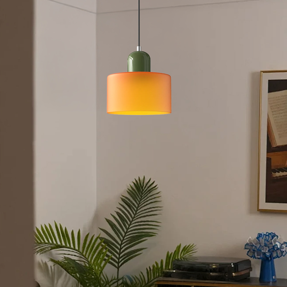 Bauhaus Small Glass Pendant Light