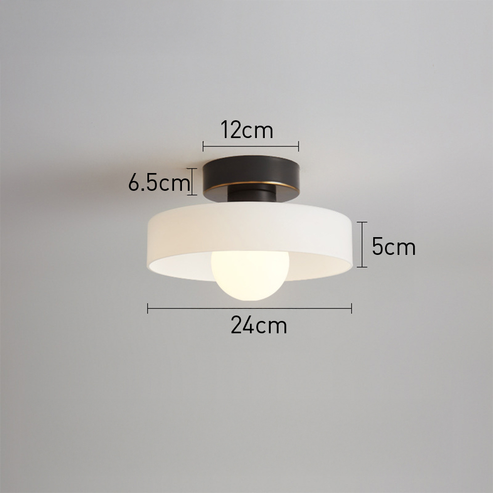 Modern Glass Flush Mount Ceiling Light for Kitchen