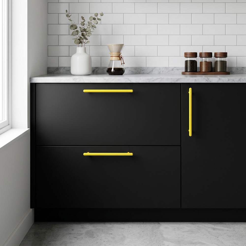Modern Minimalist Solid Brass Cabinet Pulls and Knobs