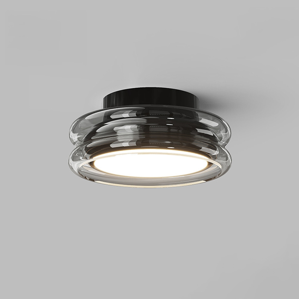 Vintage Deco Round Acrylic LED Ceiling Light