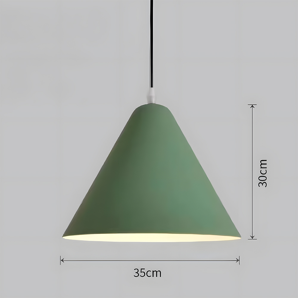 Modern Industrial Multi-Color Iron Pendant Light