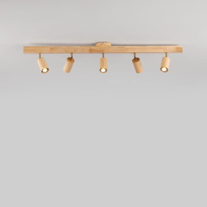 Japanese Minimalist Solid Wood Spotlight for TV Accent Wall